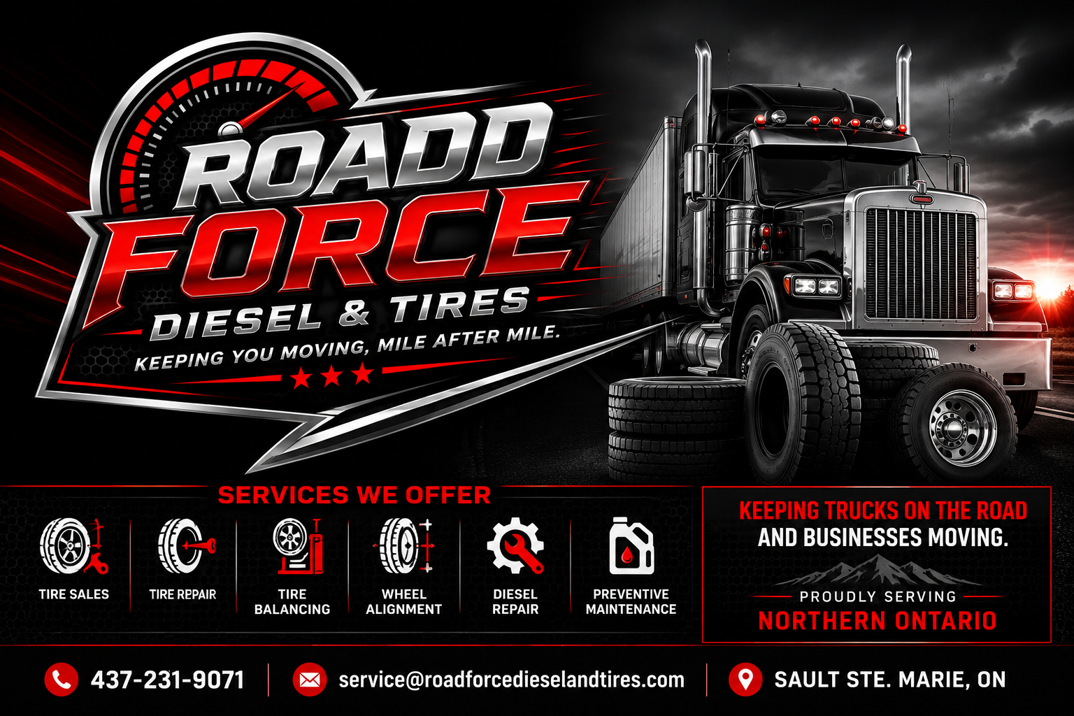 Road Force Diesel and Tires Logo